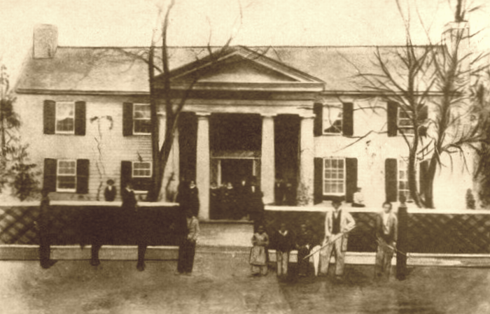 This house belonged to Chief John Ross, in Park Hill, Oklahoma.