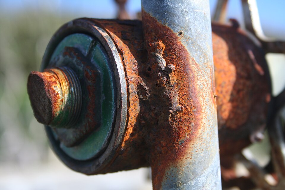 Rusting iron