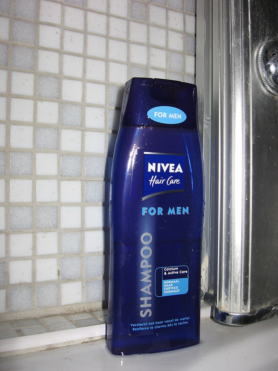 A bottle of shampoo