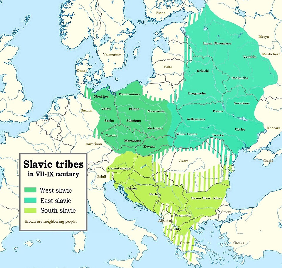 Slavic tribes (600–800)
