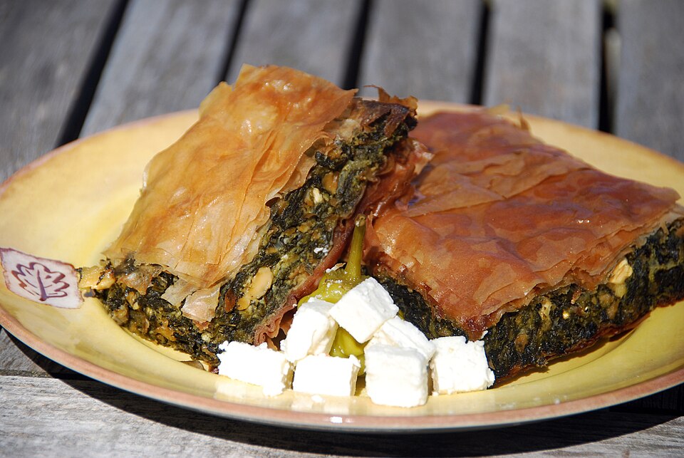 Spanakopita a type of Greek pie