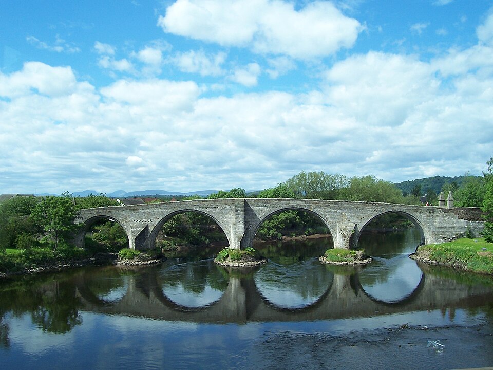 Stirling Bridge going across the River Forth