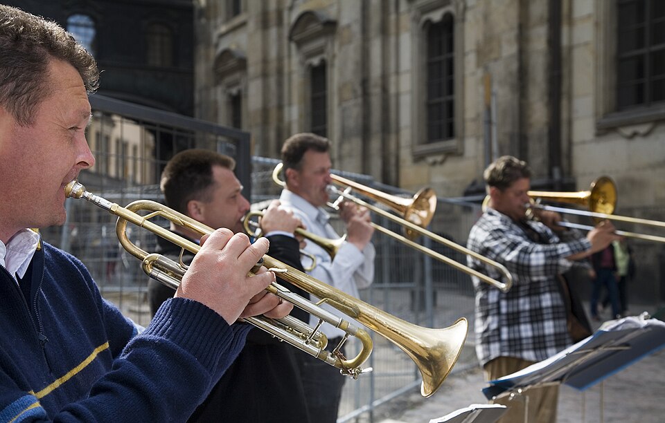 Quartet, including a trumpet