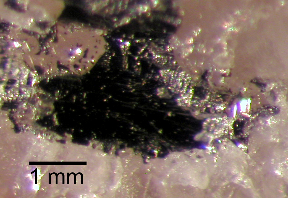 Tellurium as an element in quartz