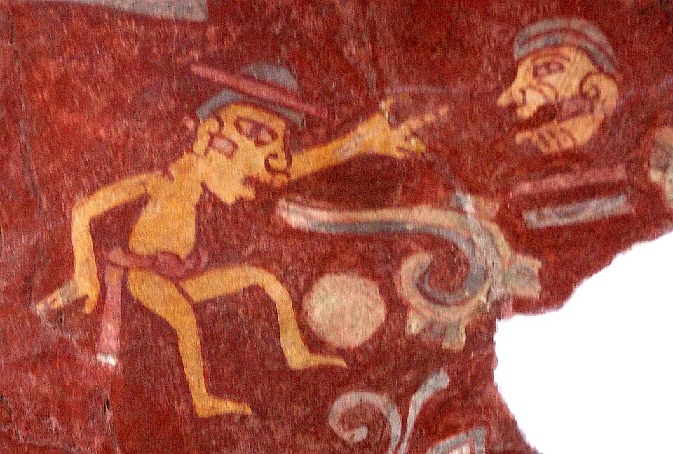 A mural in Teotihuacan, Mexico (2nd century)