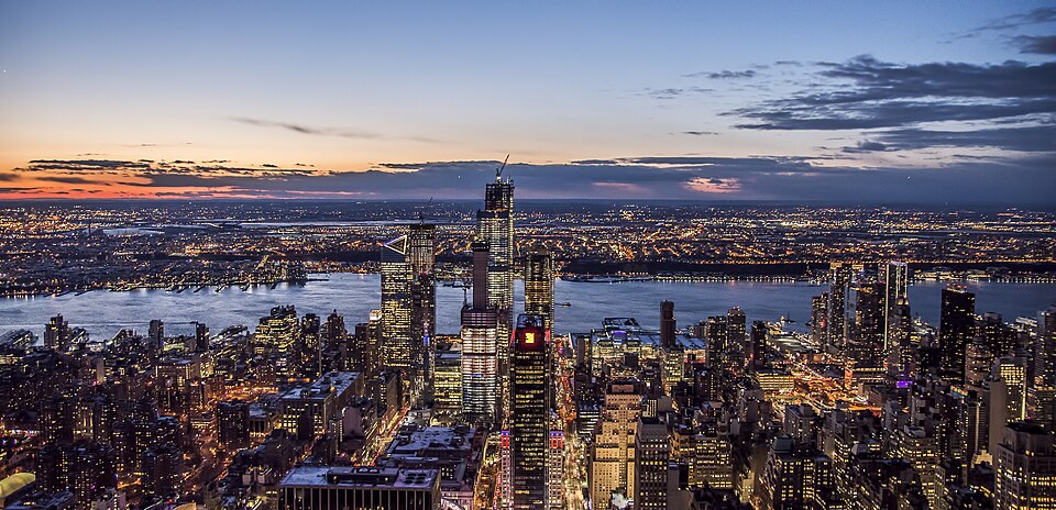 Skyline looking westwards