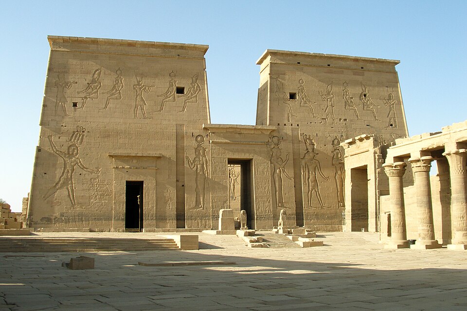 Isis temple at Philae