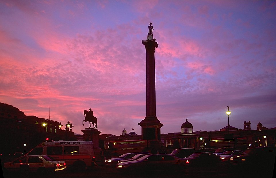 Sunset in London.