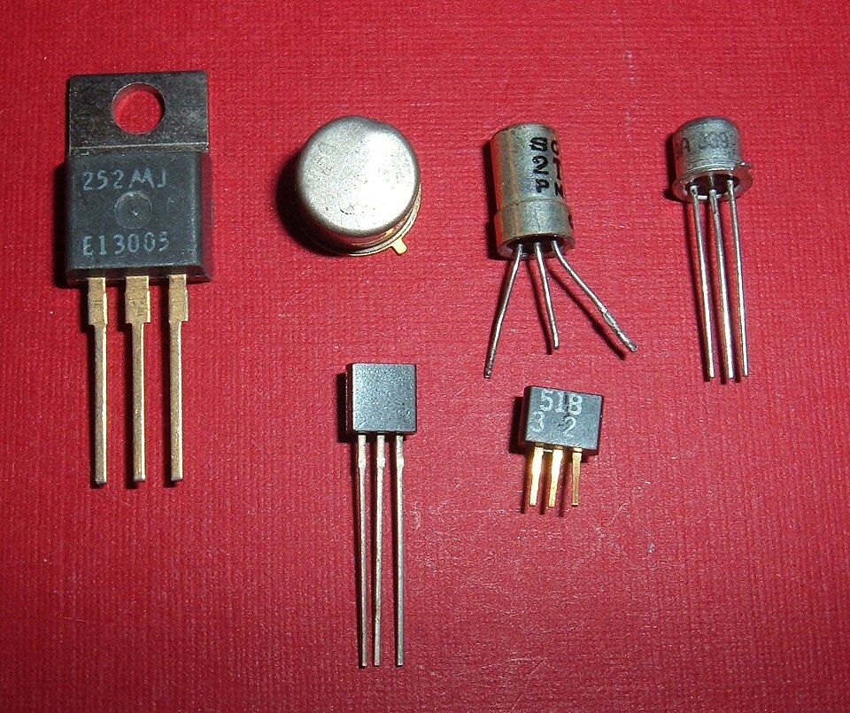 A few types of individually packaged transistors