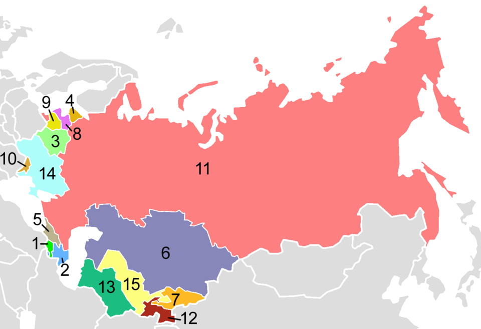 The Soviet Union, before it collapsed