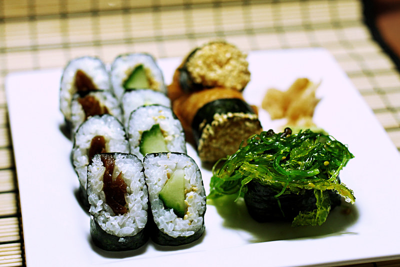 Vegan sushi
