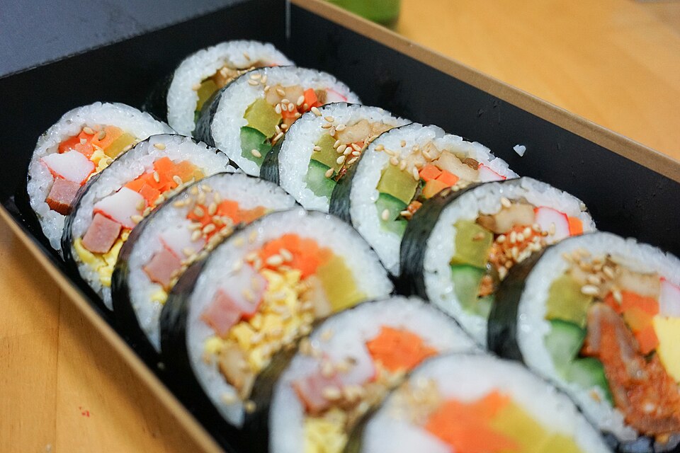 Korean Sushi (Gimbap).