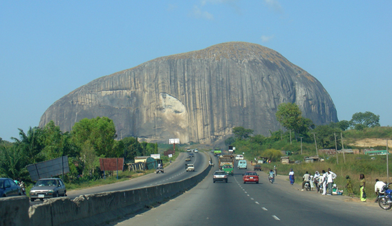 The Zuma Rock near Suleja